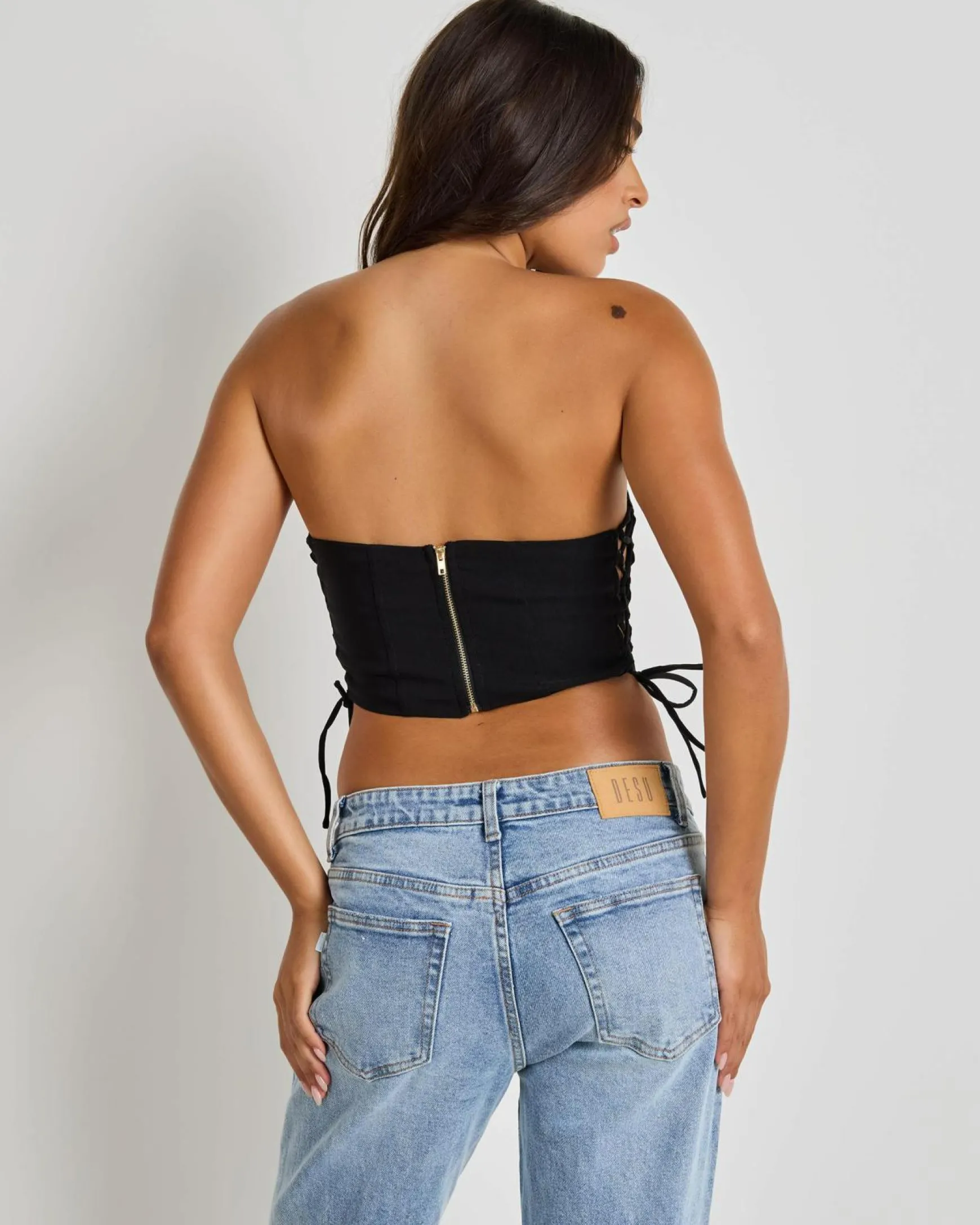 Jessie Lace Up Corset Top