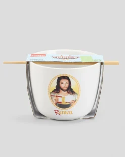 Jesus Ramen Ceramic Noodle Bowl with Chopsticks