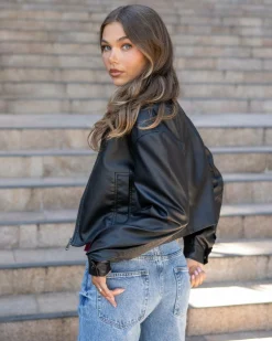 Jett Faux Leather Jacket