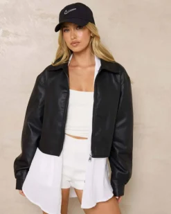 Jett Faux Leather Jacket
