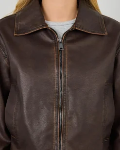 Jett Faux Leather Jacket