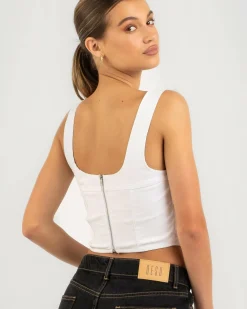 Joey Lace Up Corset Top