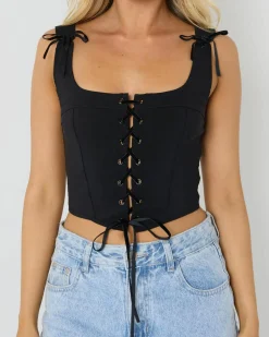 Joey Lace Up Corset Top