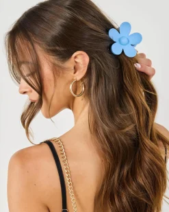 Kay Flower Hair Claw Clip