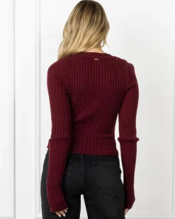 Khloe Long Sleeve Knit Top
