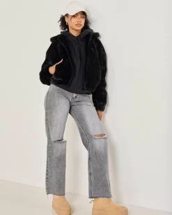 Kick On Faux Fur Jacket