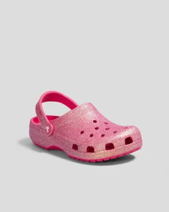 Kids' Classic Glitter Clogs