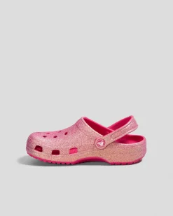 Kids' Classic Glitter Clogs