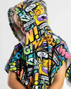 Kids' Crash Hooded Towel