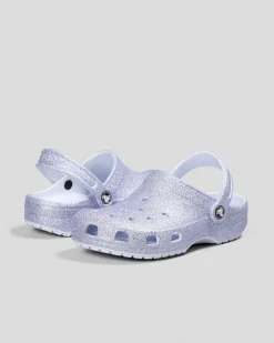 Kids Glitter Clogs