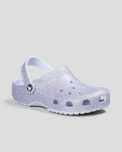 Kids Glitter Clogs