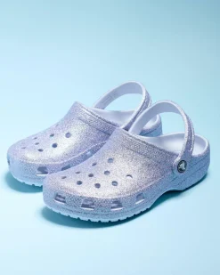 Kids Glitter Clogs