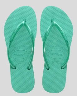 Kids' Slim Metallic Thongs