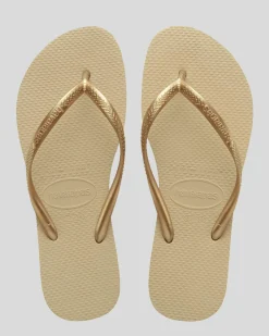 Kids' Slim Metallic Thongs