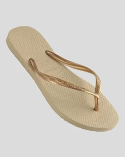 Kids' Slim Metallic Thongs