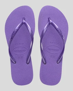Kids' Slim Metallic Thongs