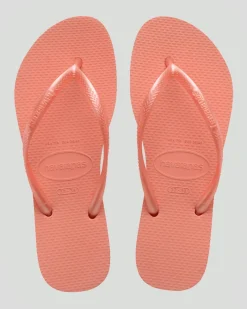 Kids' Slim Metallic Thongs