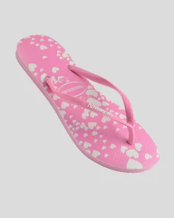 Kids' Slim Mini Hearts Thongs