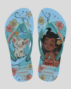 Kids' Slim Princess Moana Thongs