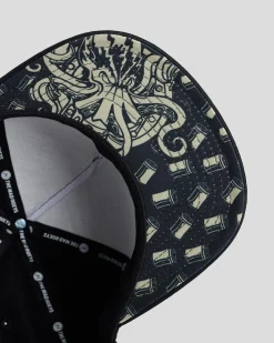 Kraken Port Hole Snapback Cap