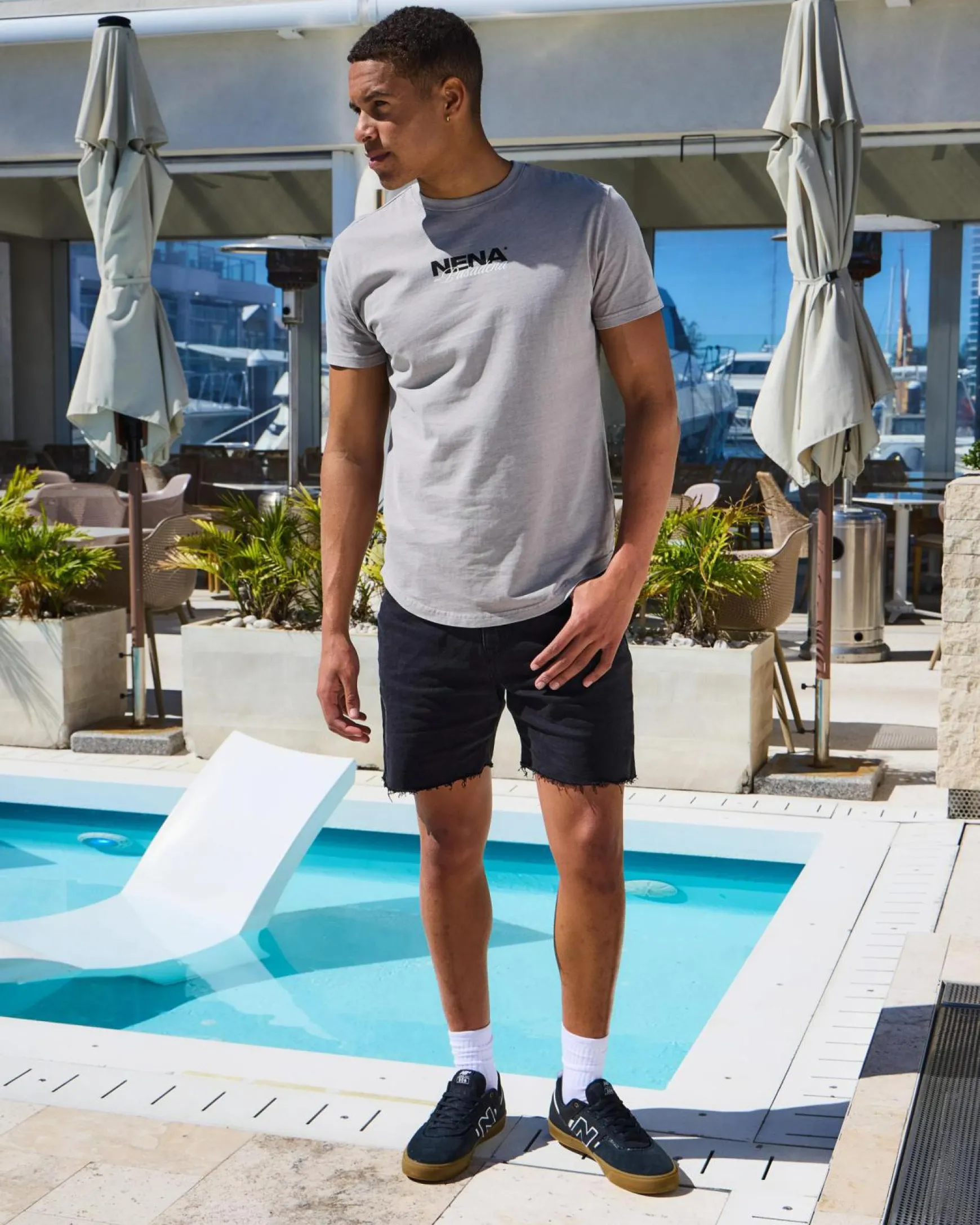 KS5 Slim Denim Shorts