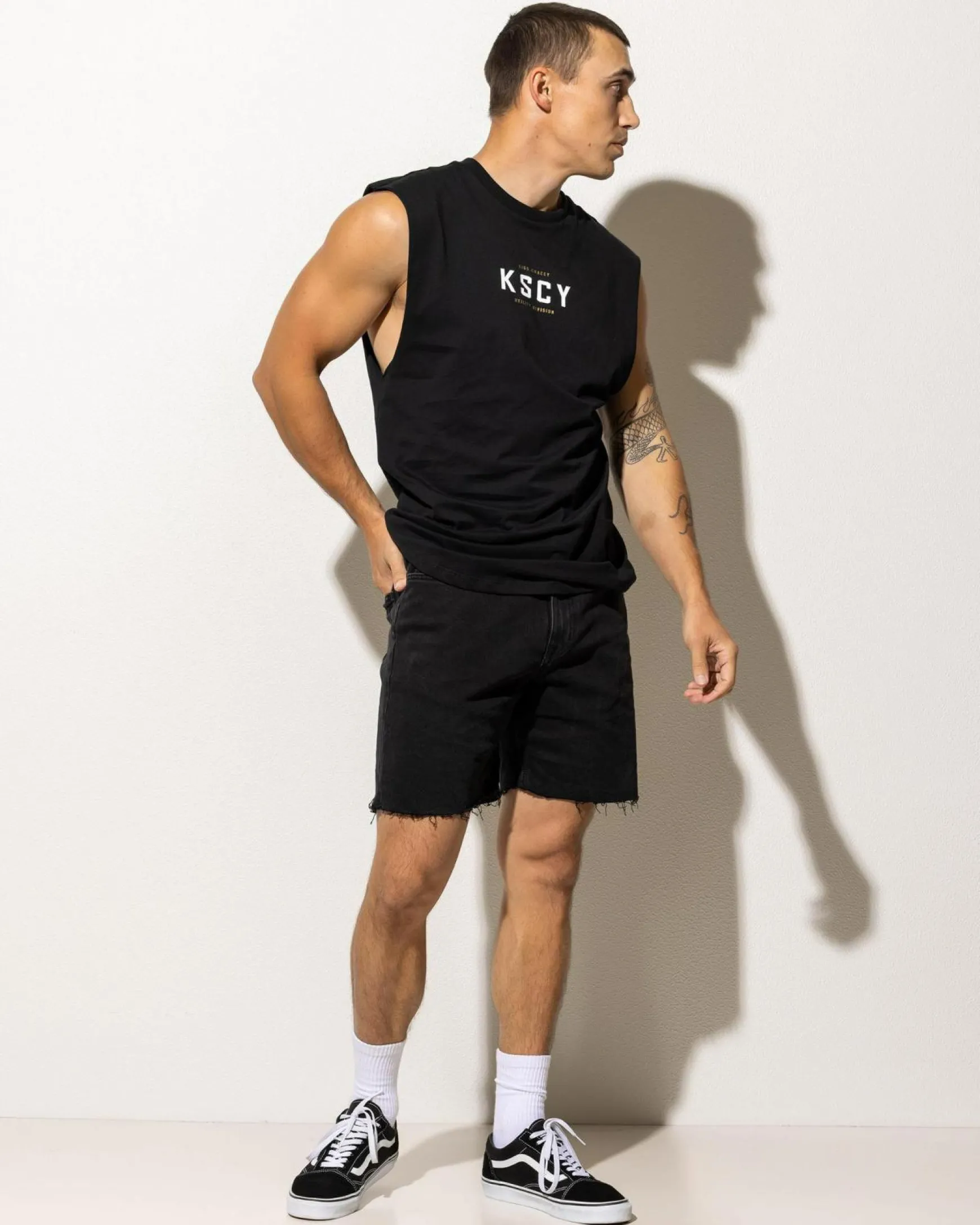 KS5 Slim Denim Shorts