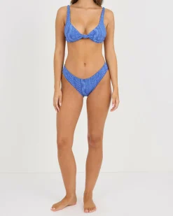 La Joya Tall Knot Triangle Bikini Top