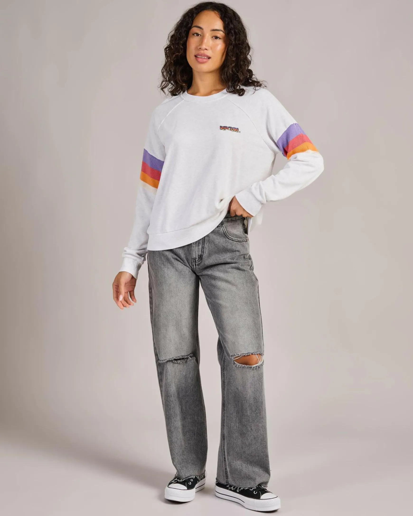 Las Dalias Raglan Sweatshirt
