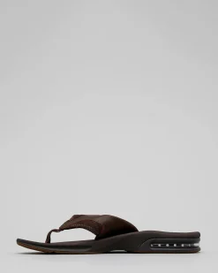 Leather Fanning Dab Thongs