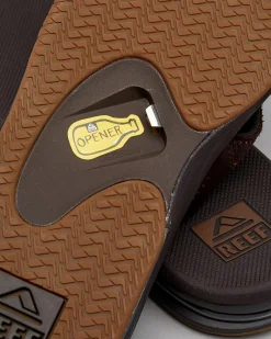 Leather Fanning Dab Thongs