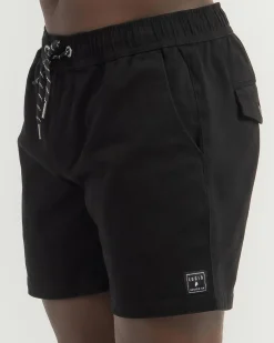 Lever Elastic Waist Shorts