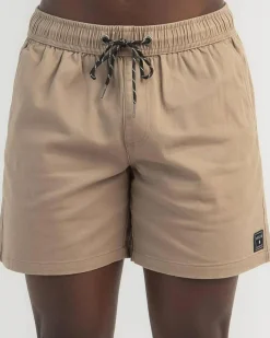 Lever Elastic Waist Shorts