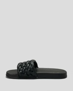 Lexi Plait Slide Sandals