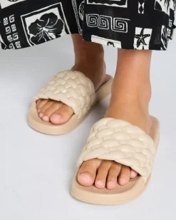 Lexi Plait Slide Sandals