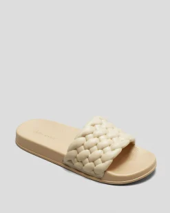 Lexi Plait Slide Sandals