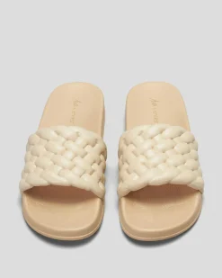 Lexi Plait Slide Sandals