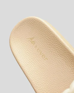 Lexi Plait Slide Sandals