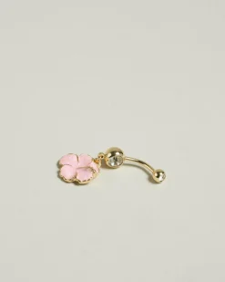 Litia Hibiscus Belly Ring