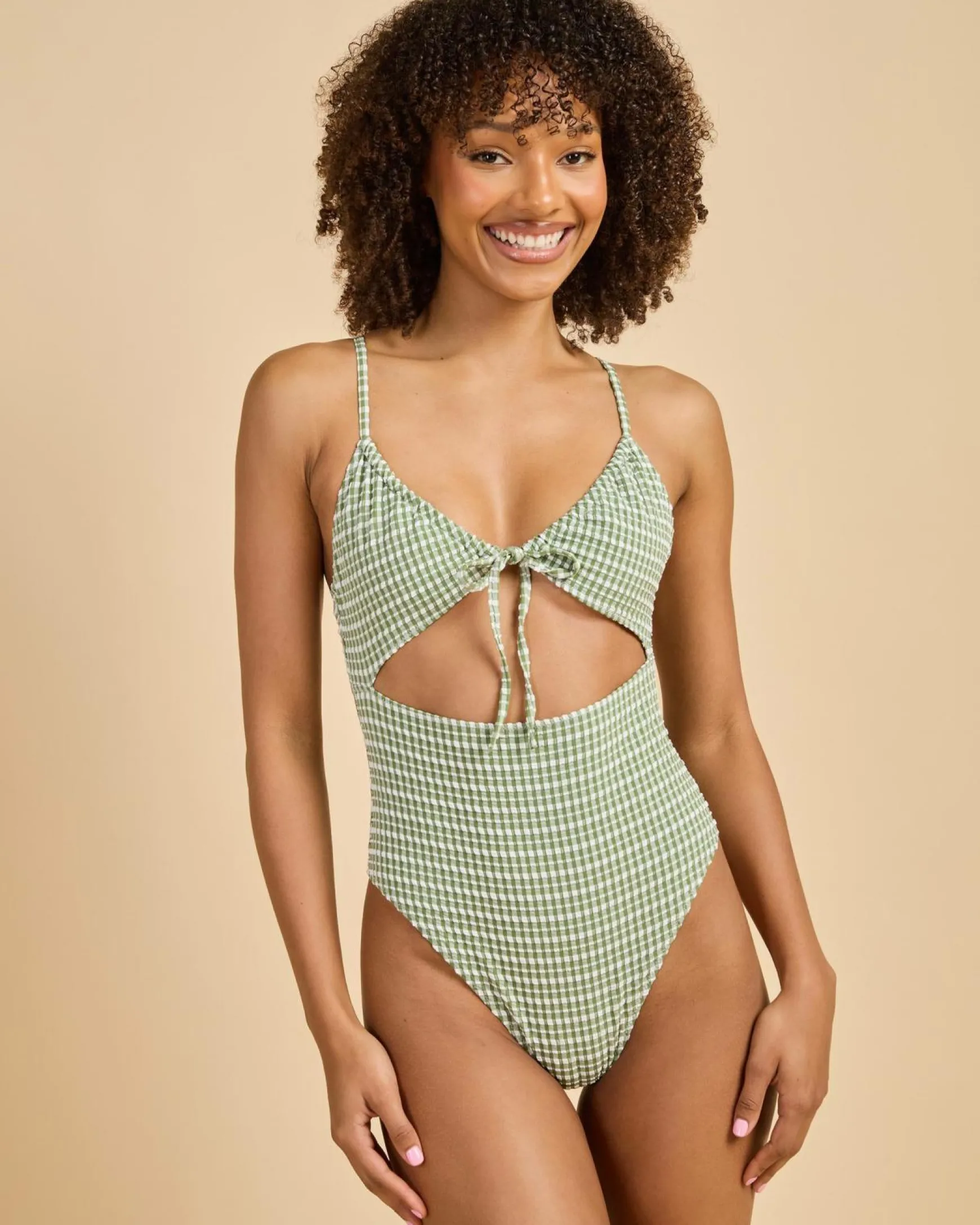 Lola Check Out One Piece Swimsuit