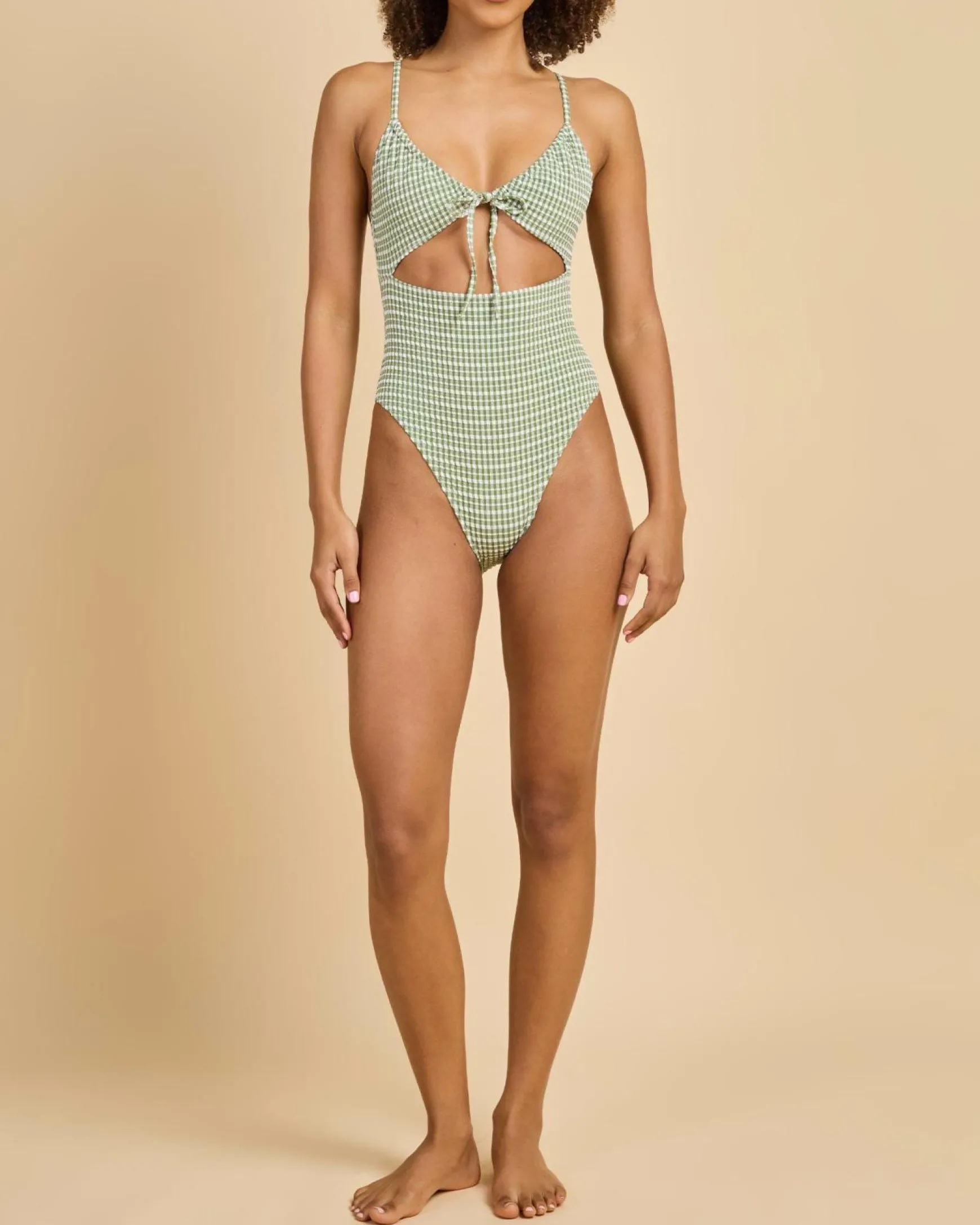 Lola Check Out One Piece Swimsuit