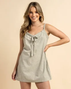 Lola Check Slip Dress