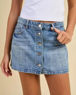 London Denim Skirt