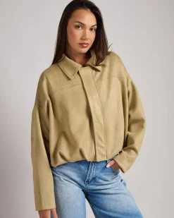 London Faux Suede Jacket