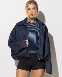 London Faux Suede Jacket