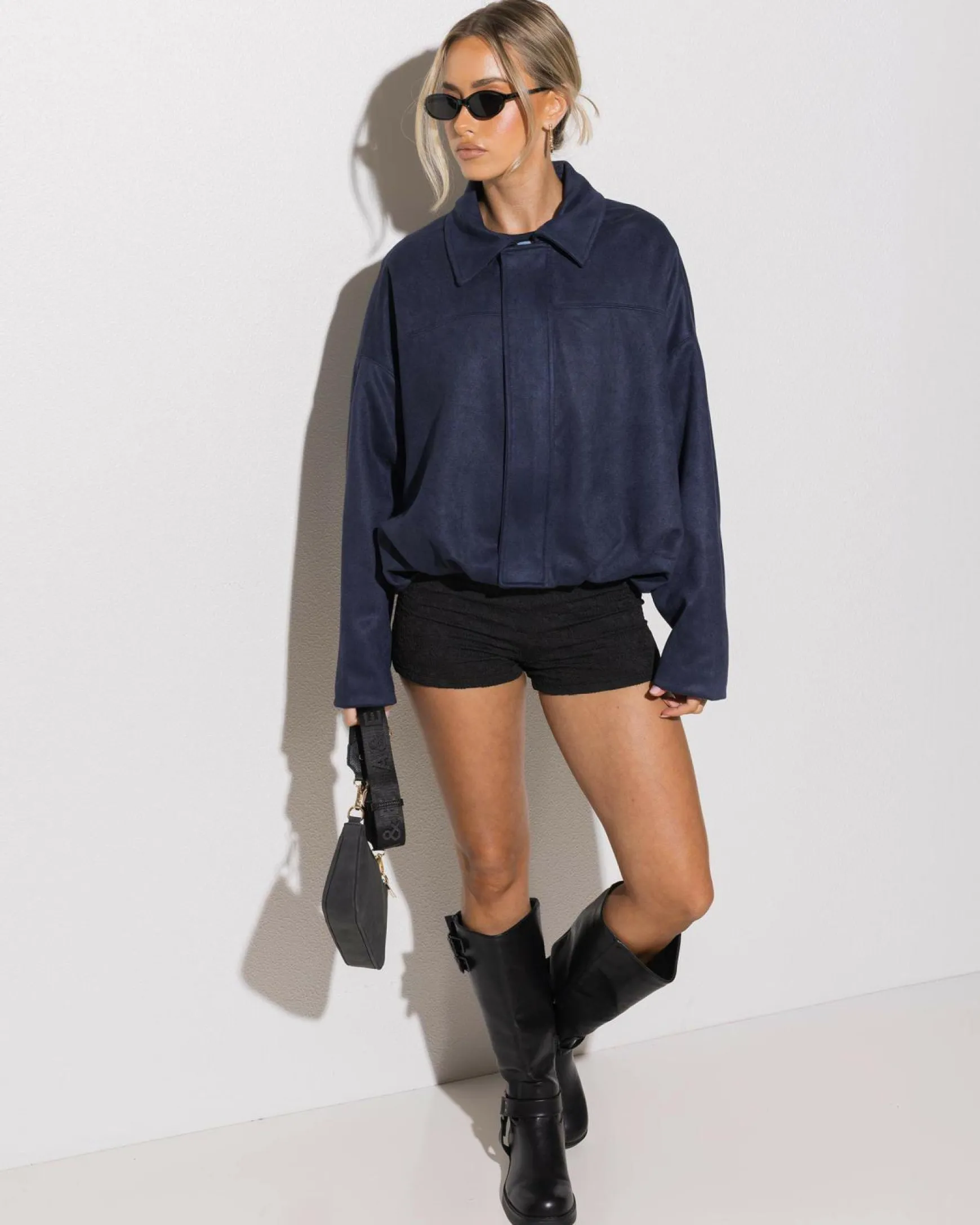 London Faux Suede Jacket