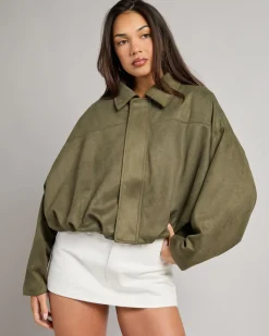 London Faux Suede Jacket