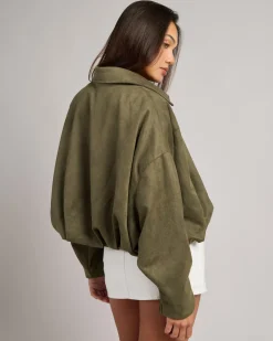 London Faux Suede Jacket