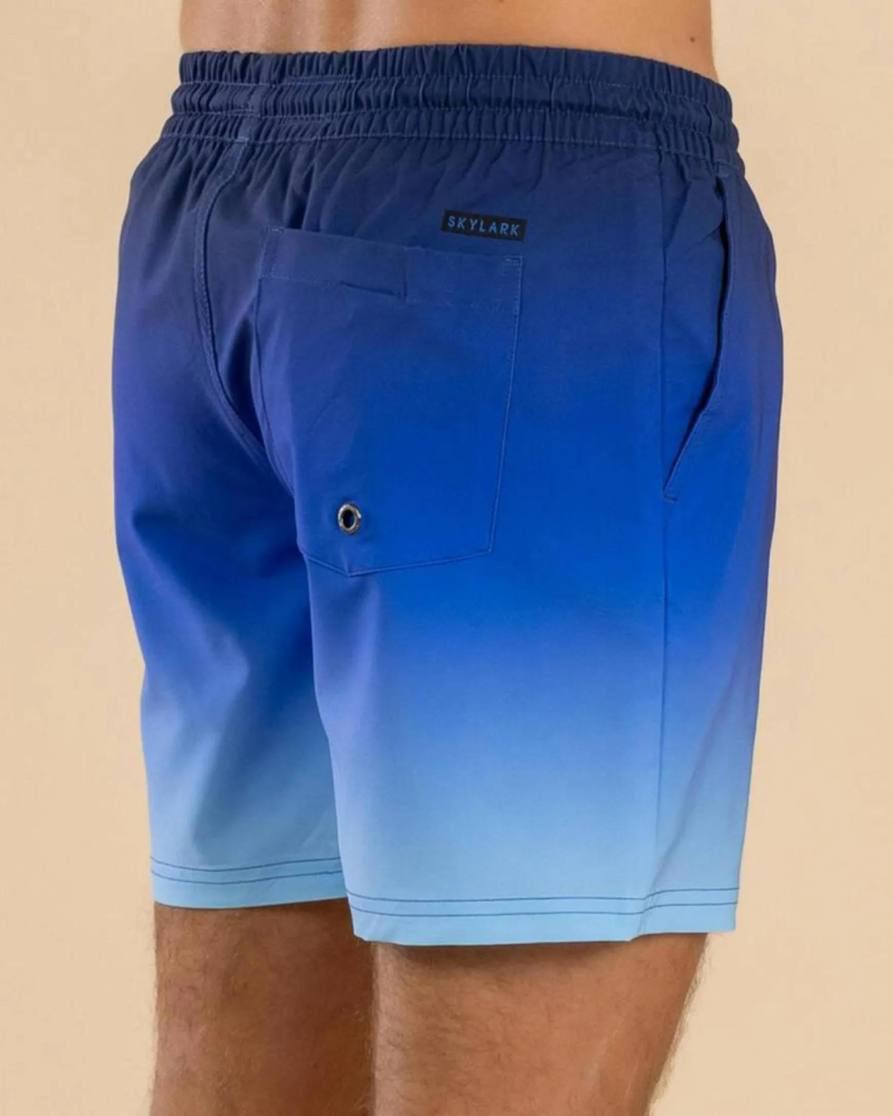 Luminous Elastic Waist Shorts