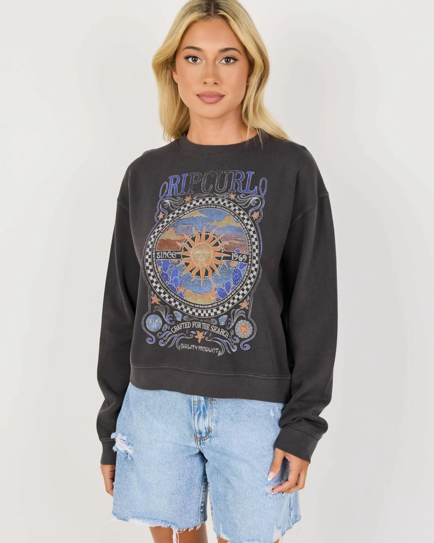Luna Relaxed Crewneck Sweatshirt