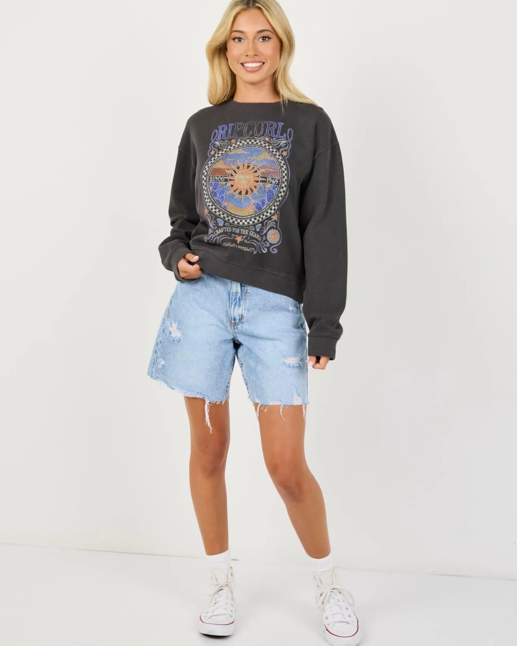 Luna Relaxed Crewneck Sweatshirt
